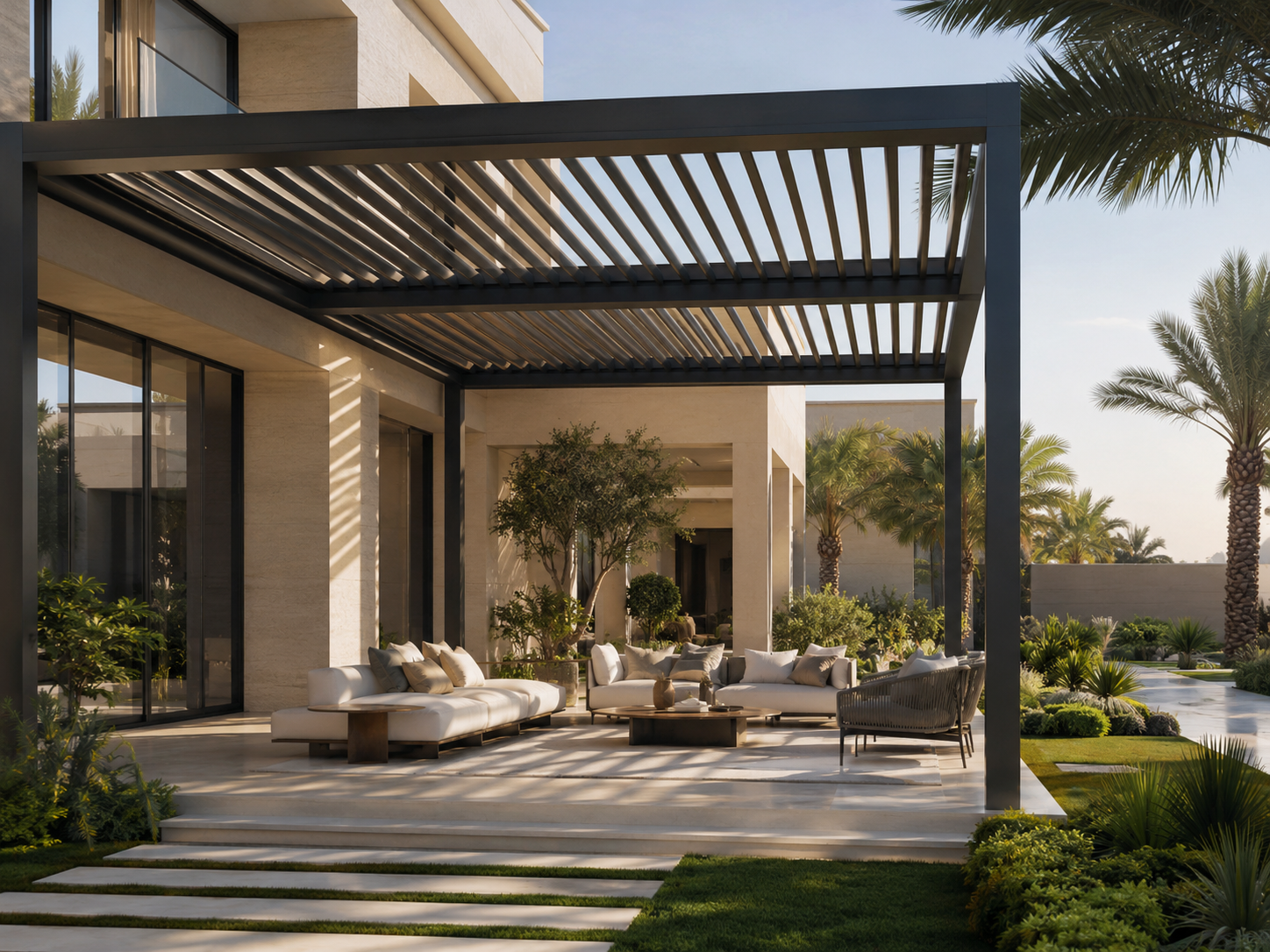 برجولات الحدائق الحديثة Pergola