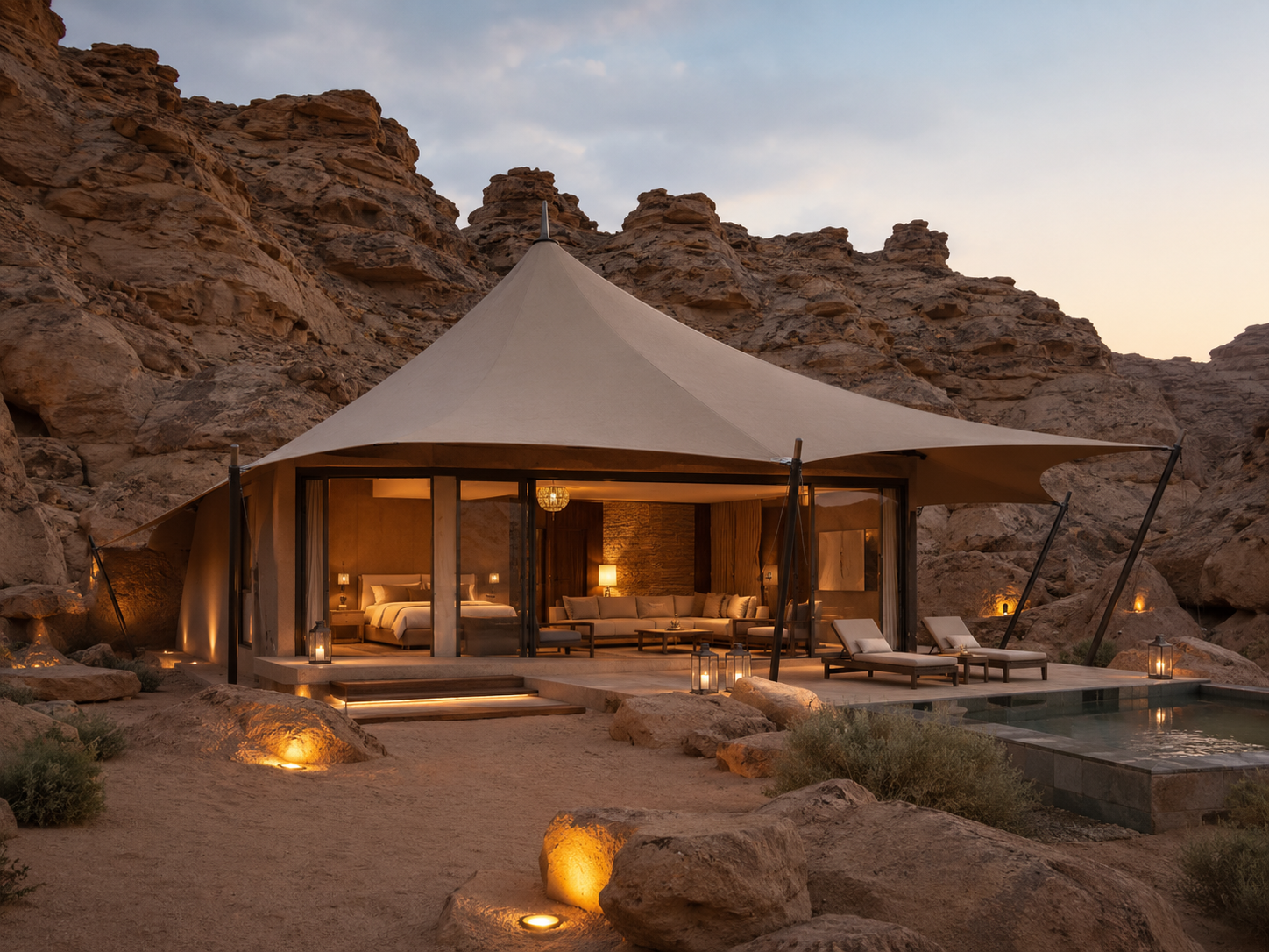 أجنحة Tented Villas الصحراوية