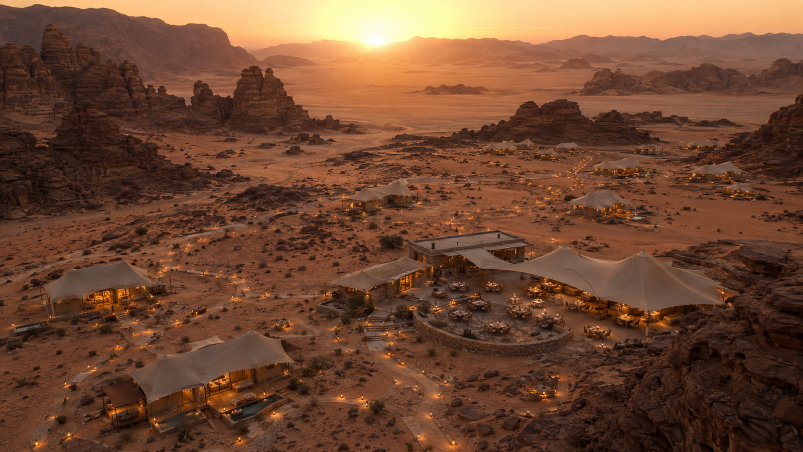 مخيمات Glamping السياحية